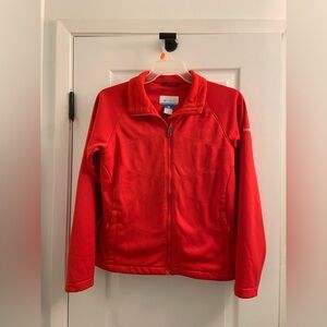 Columbia Red Full-Zip Kids Jacket